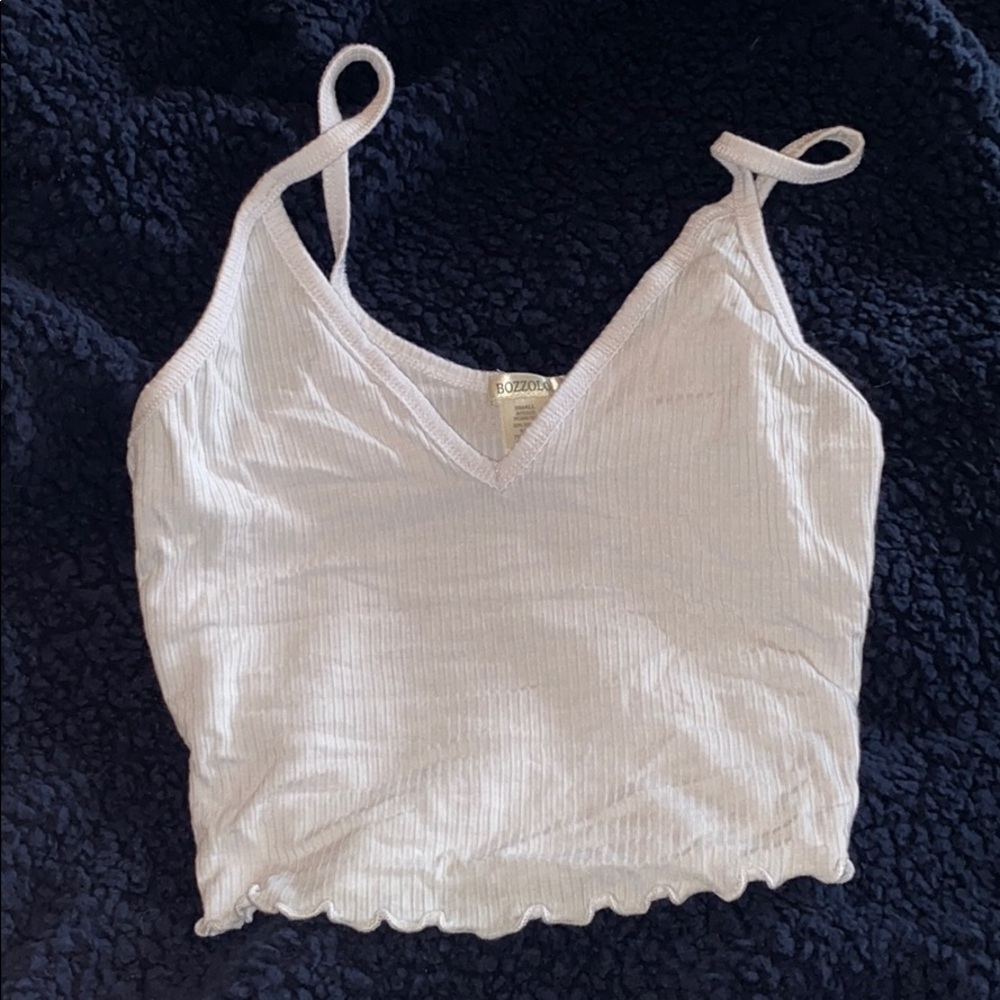 white crop tank